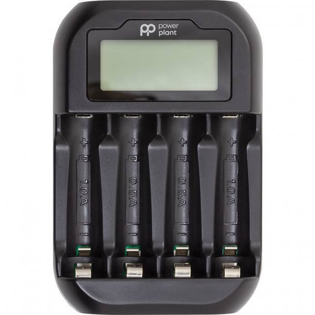 PP-UN4 зарядний пристрій PowerPlant для акумуляторів AA, AAA/ micro USB/ PP-UN4-PP-UN4