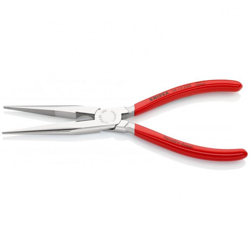 Плоскі круглогубці з ріжучими крайками KNIPEX 26 13 200-26 13 200