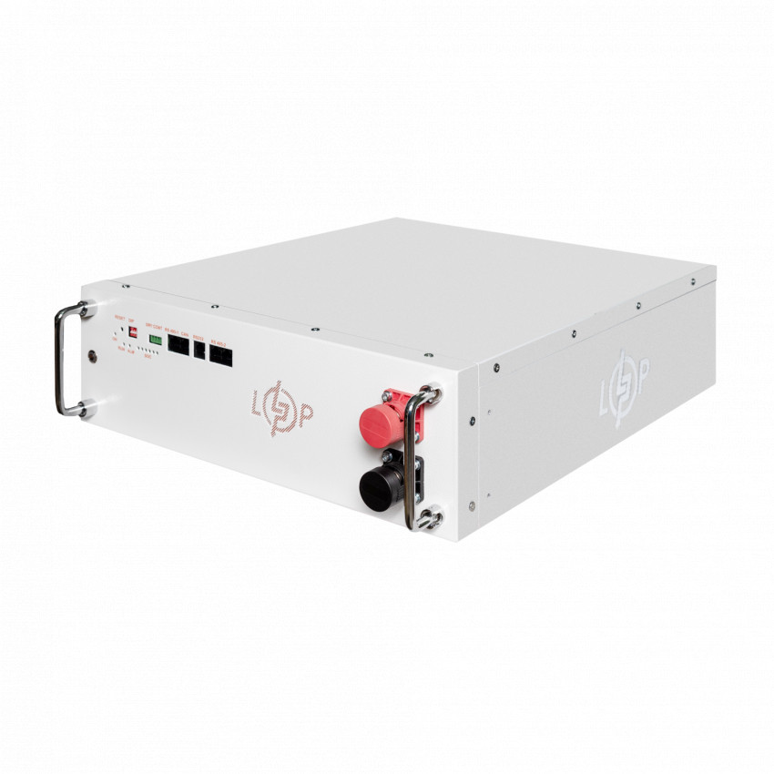 Акумулятор LP LiFePO4 51,2V - 100 Ah (5120Wh) (BMS JK 100A/50А) RM RS485/CAN WH-
