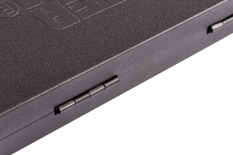 Набір насадок торцевих MASTERTOOL PROFI CrV 1/4" 4-13 мм тріскачка що подовжується 72Т 45 шт металевий кейс 78-2045-78-2045