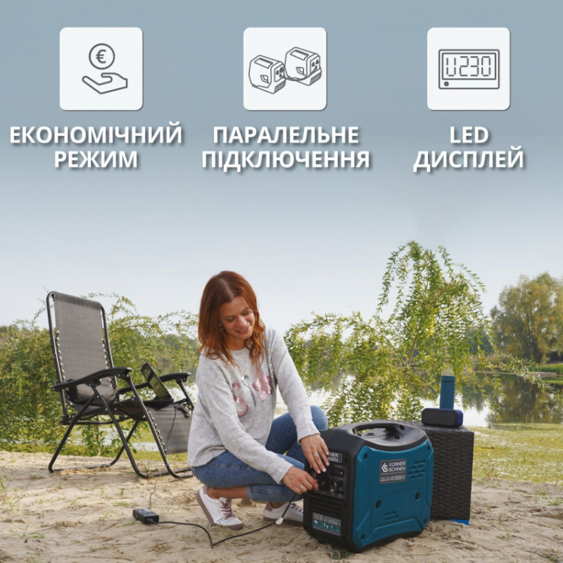 Інверторний газобензиновий генератор KS 2000iG S-KS 2000iG S
