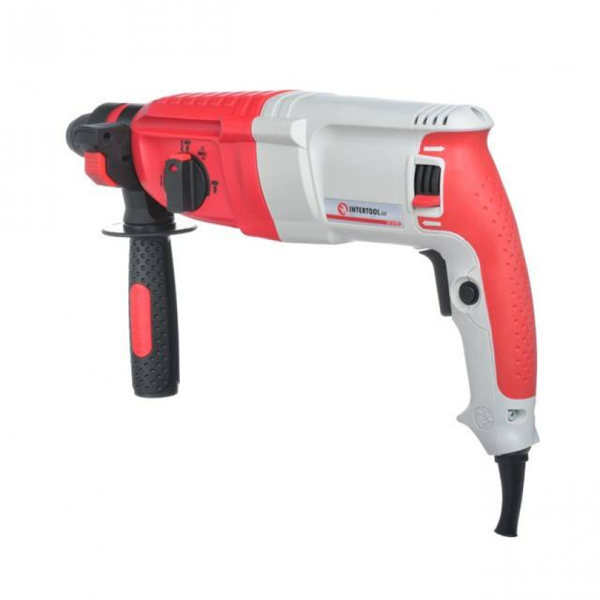 Перфоратор, 0,8 кВт, 3,2 Дж, 0-900 об/хв, 0-4400 уд/хв, 3 режими, SDS plus INTERTOOL DT-0180-DT-0180