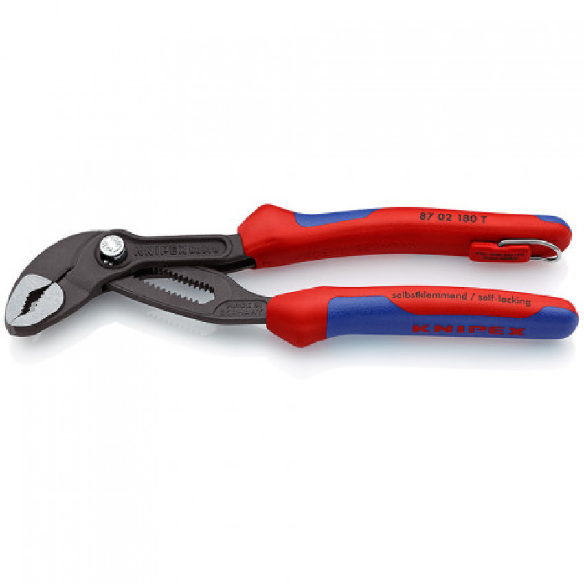 Високотехнологічні сантехнічні кліщі Cobra KNIPEX 87 02 180 T BK-87 02 180 T BK