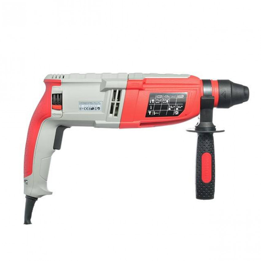 Перфоратор, 1,0 кВт, 3,5 Дж, 0-1300 об/хв, 0-5100 уд/хв, 3 режими, SDS-plus INTERTOOL DT-0185-DT-0185