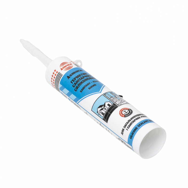 Герметик силіконовий санітарний 280мл (310г) ОАЕ ASMACO (2732221)-2732221