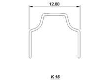 Скоби для кабелів з ізолятором-фіксатором 15C-4 мм, 63 шт.-15C-4