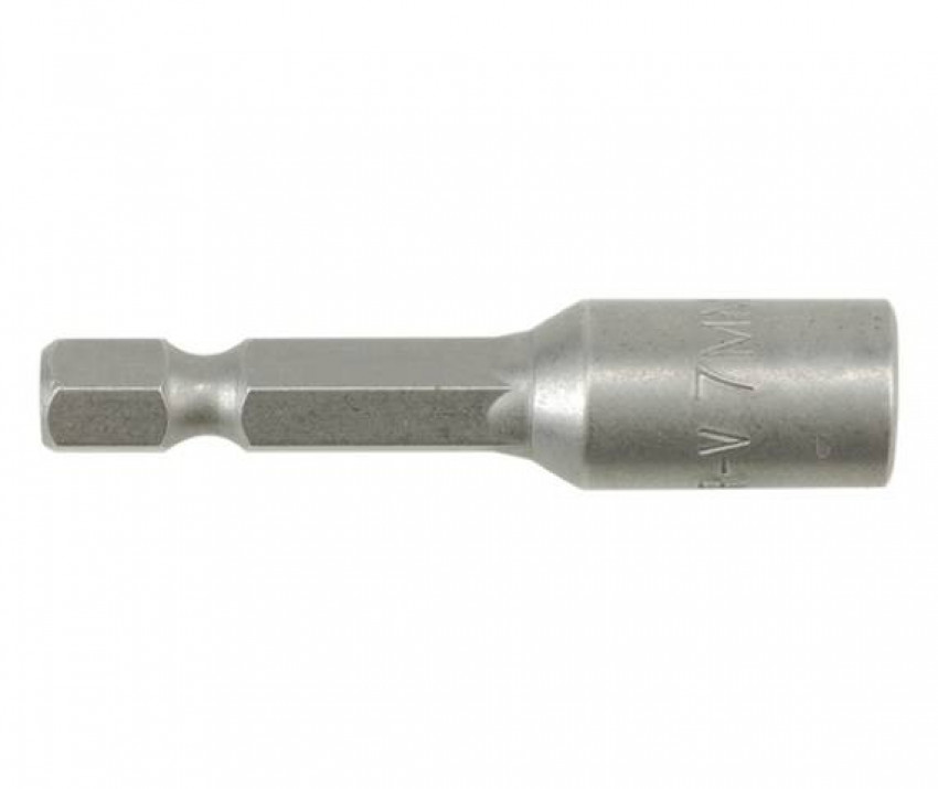 Насадка торцева 6-гр. магнітна YATO на кв. 1/4" 7х48мм CrV [20/200/600]-YT-1502