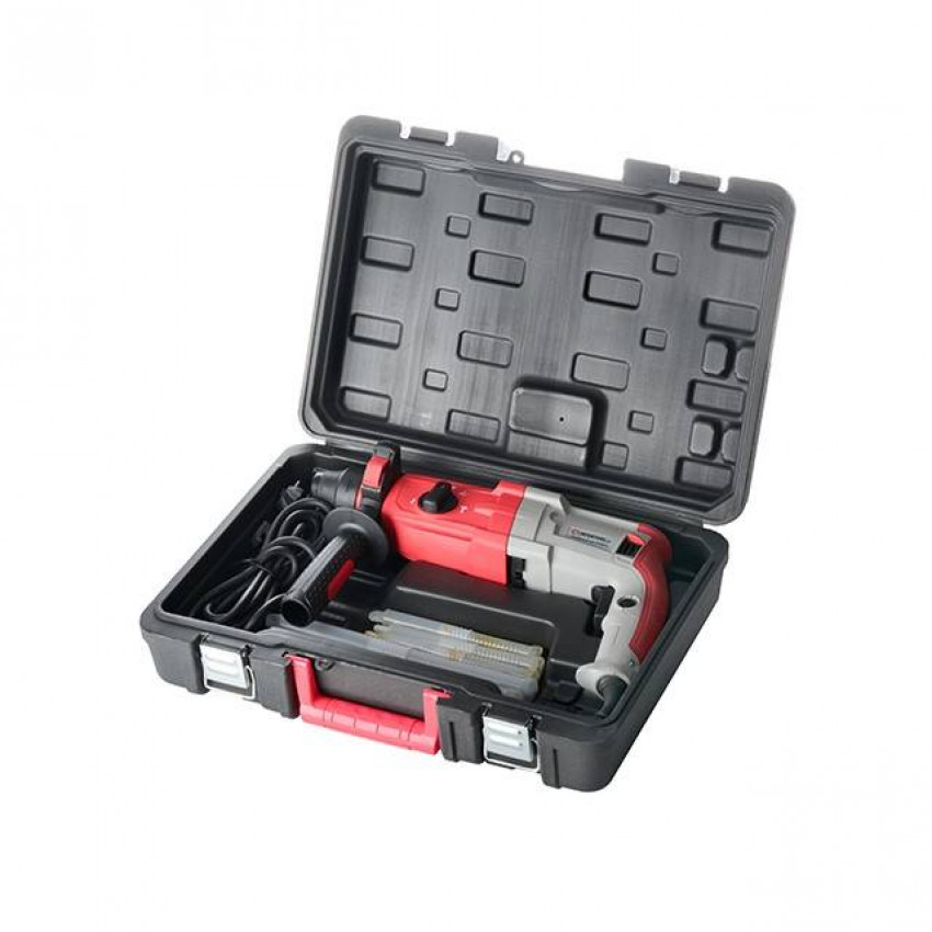 Перфоратор, 1,0 кВт, 3,5 Дж, 0-1300 об/хв, 0-5100 уд/хв, 3 режими, SDS-plus INTERTOOL DT-0185-DT-0185