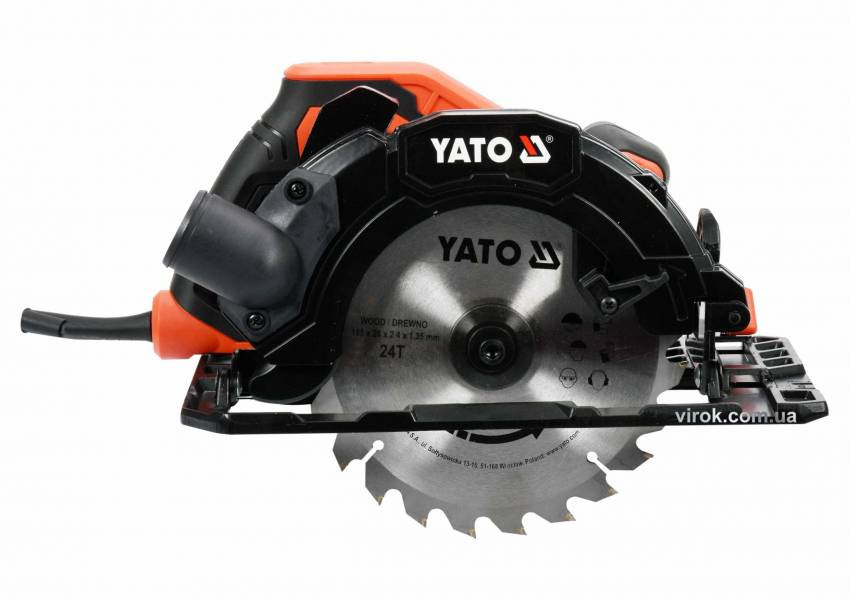 Пила дискова мережева YATO 1500 Вт диск 185 x 20 мм-YT-82151