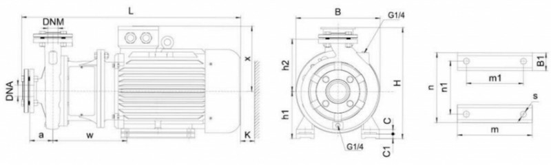 Насос відцентровий 380В 9.2кВт Hmax 50.5м Qmax 1200л/хв LEO 3.0 XST50-200/92 (7715893)-7715893