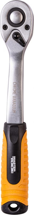 Набір насадок торцевих MASTERTOOL PROFI CrV 1/4"-1/2" тріскачка 72Т 72 шт кейс 78-5072-PF-78-5072-PF
