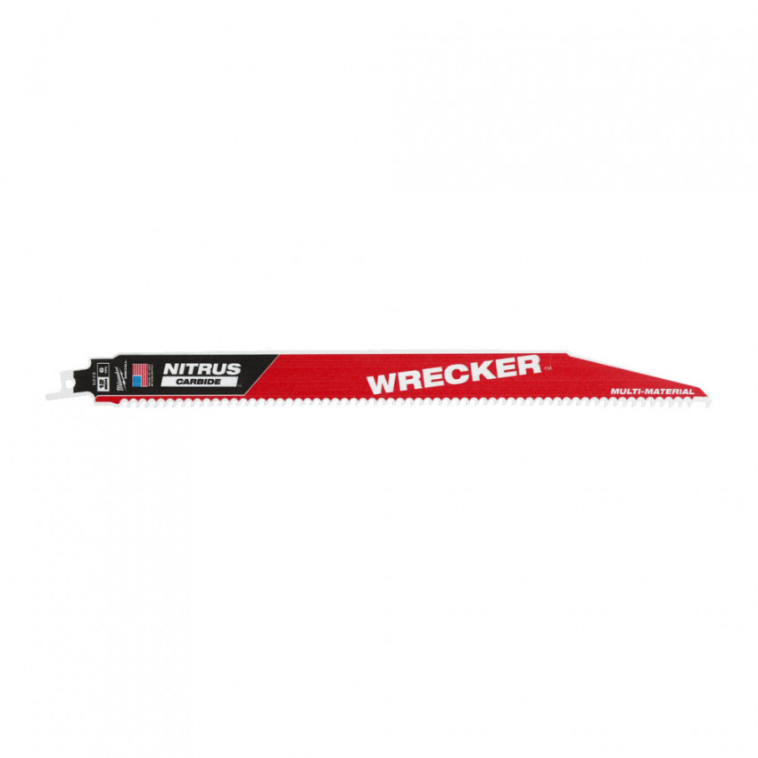 Полотно для шабельних пил TCT WRECKER NITRUS MILWAUKEE 300мм/ крок зуба 4,2мм, (5шт), (метал, деревина)-48005573