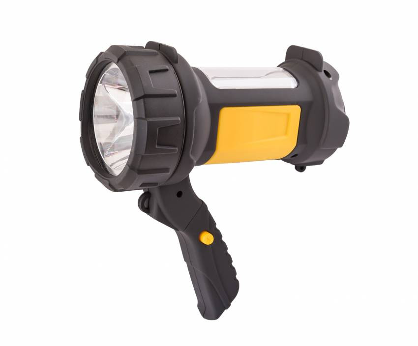 Ліхтар MASTERTOOL 2в1 з ручкою 360° 4 режими 180х94х143 мм CREE LED+COB LED 4xAA ABS 94-0804-94-0804