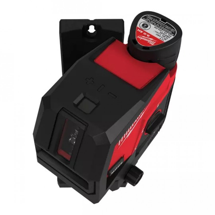Лінійно-точковий лазерний нівелір Milwaukee M12 3PL-0C 4933478100 із зеленим променем-4933478100