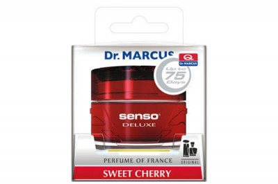 Ароматизатор SENSO DELUXE солодка вишня (Sweet Cherry) банка з гелем (під сидіння)-[articul]