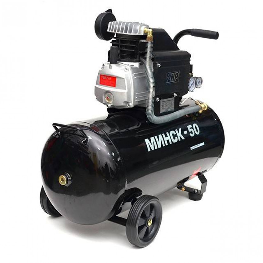 Компресор 50 л, 1.5 кВт, 220 В, 8 атм, 205 л/хв INTERTOOL PT-0021-PT-0021