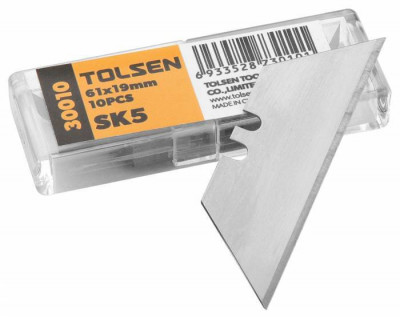 Леза трапеція 61х19х0.6мм ПРОФІ&quot; SK5 10шт-[articul]