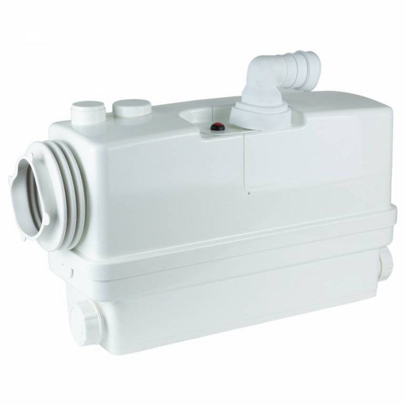 Станція каналізаційна 0.6кВт Hmax 8.5м Qmax 110л/хв 3 входи бічний вхід 90мм LEO 3.0 (776916)-776916