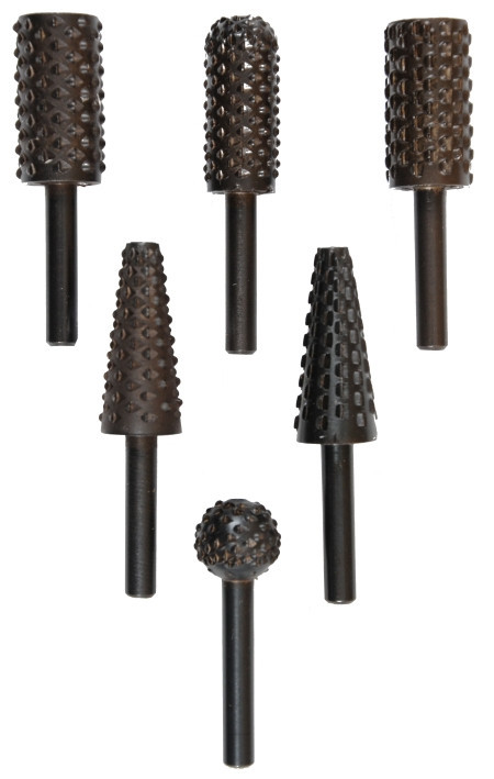 Набір бор-фрез дерево / кольоровий метал, 6 шт, KWB (495500)-