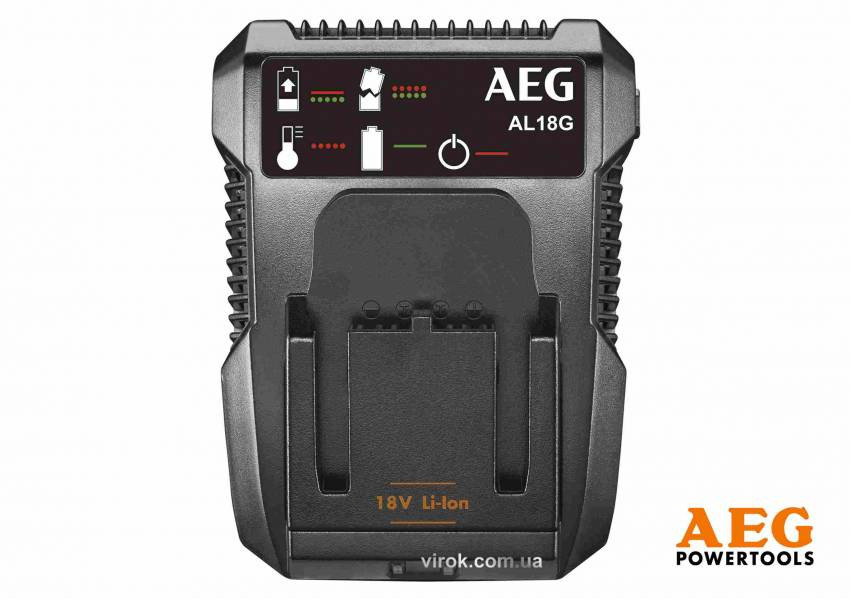 Пристрій зарядний AL18G AEG, 18В, 60хв, 0,79 кг-AL18G