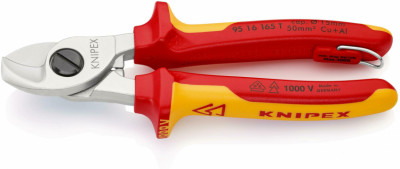 Ножиці для різки кабелів KNIPEX 95 16 165 T BK-[articul]