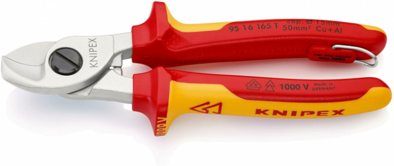 Ножиці для різки кабелів KNIPEX 95 16 165 T-95 16 165 T