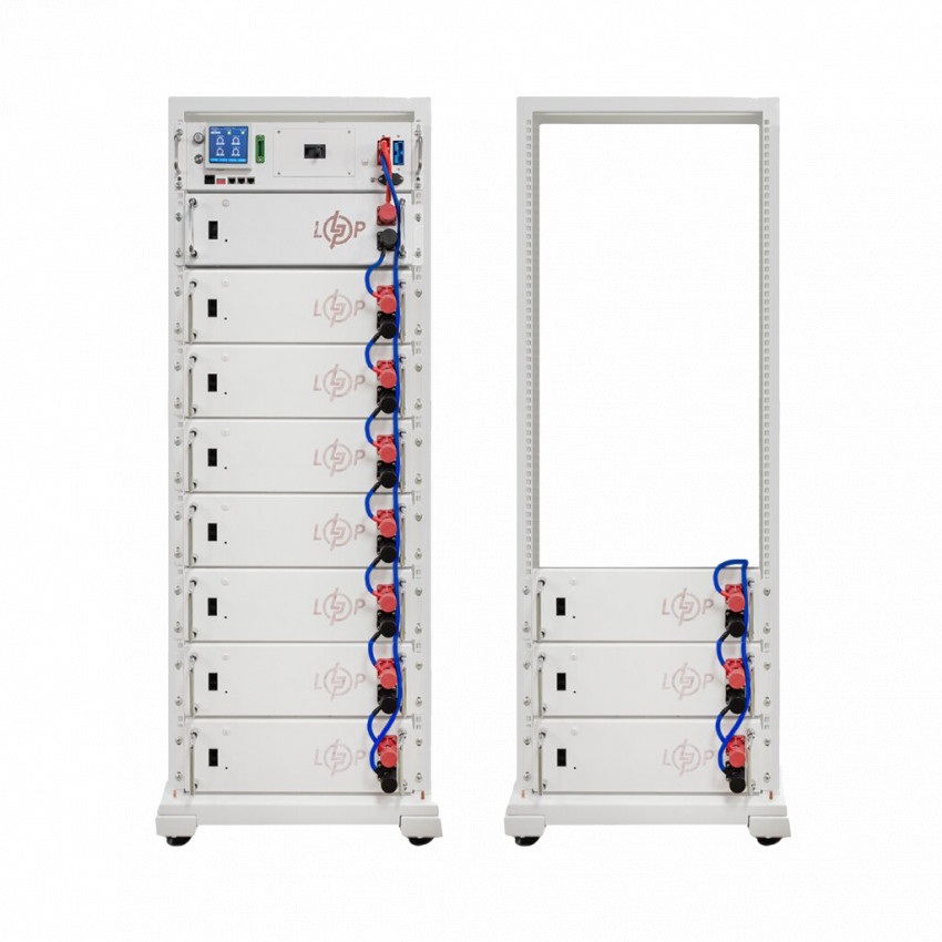 Високовольтний акумулятор LP LiFePO4 Battery HVM 563,2V 50Ah (28160Wh) BMS 125А AB Lrack white-