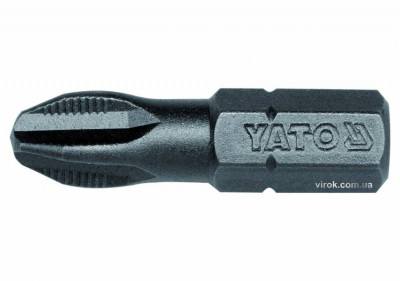 Насадка викрутка YATO: &quot;Philips&quot; PH3 x 25 мм. HEX 1/4&quot;. 50 (Уп/Шт.)-[articul]