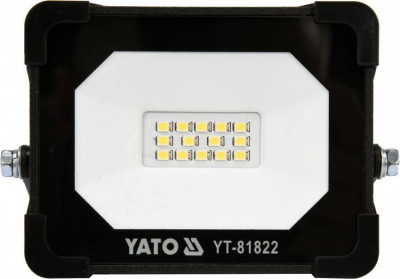 Прожектор із SMD-діодним випромінювачем YATO: 10 Вт, 230 В, 900 лм, 14 діодів-[articul]