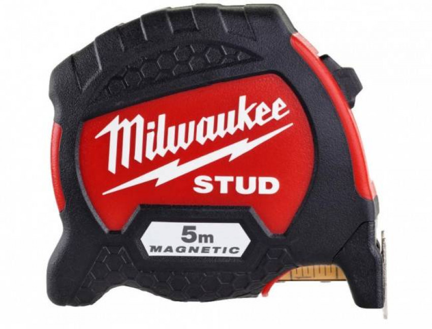 Рулетка магнітна метрична MILWAUKEE STUD, 5м (33мм)-4932471626