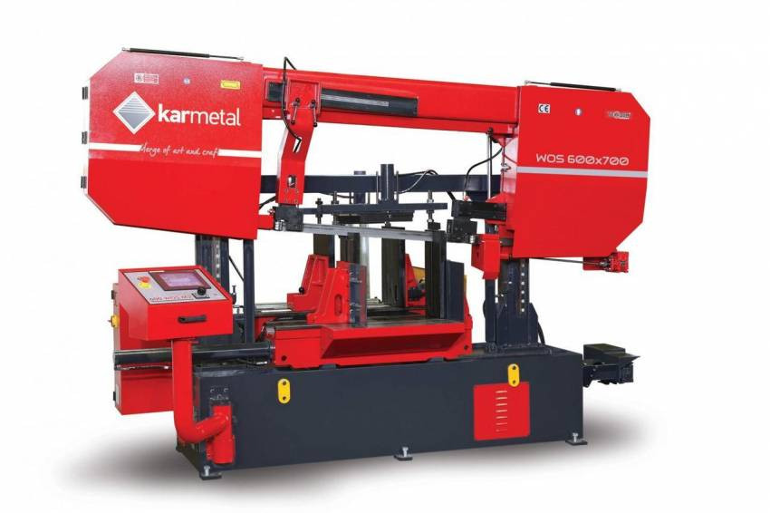 SERVO DRIVEN SHUTLLE VISE STRAIGHT BAND SAW MACHINE WOS 600x700 AUTO-WOS 600x700