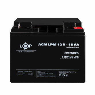 Розпродаж Акумулятор AGM LPM 12V - 18 Ah