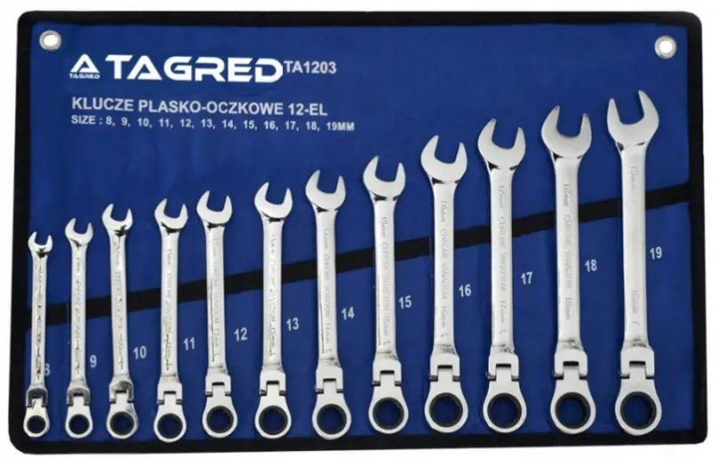 Набір ключів комбінованих, 12 шт TAGRED TA1203-TA1203