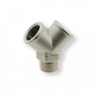 Перехідник, з'єднувач ABAC 2×1/4”F-1/4”M-1/2”M з 3 отворами-[articul]