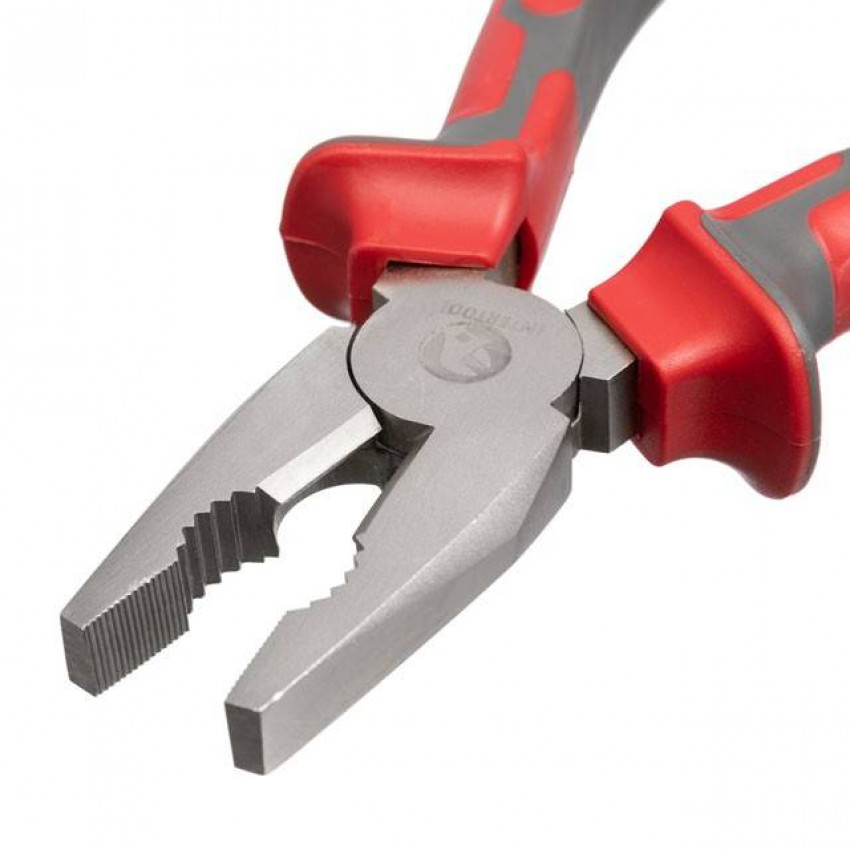 Плоскогубці 200 мм, С55 INTERTOOL HT-0106-HT-0106