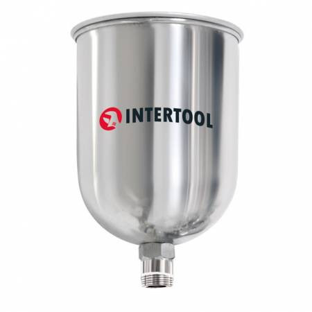 Бачок металевий, зовнішня різьба M14x1,25, 600 мл INTERTOOL PT-1907-PT-1907