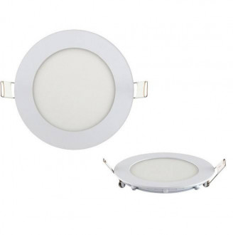 Світильник панель врізна кругла SMD LED 6W 6400К d-120мм 270Lm/2/40-[articul]