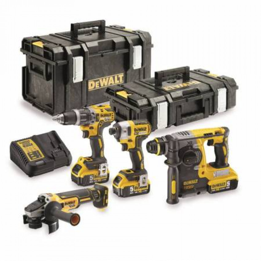 Набір з чотирьох безщеточних інструментів DeWALT DCK422P3-DCK422P3