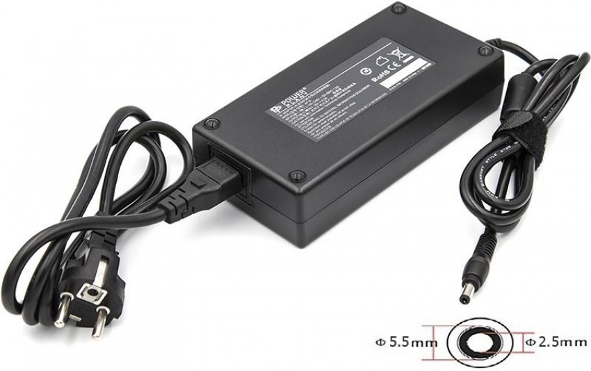 Блок живлення для ноутбуків PowerPlant IBM/LENOVO 220V, 20V 170W 8.5A (5.5*2.5)-IB170H5525