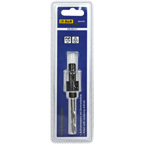 Державка S&R для кільцевих пил 14-30мм Meister HX 9,5мм-108239311