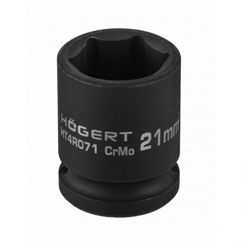 Голівка торцева ударна шестигранна HOEGERT 21 HT4R071-HT4R071