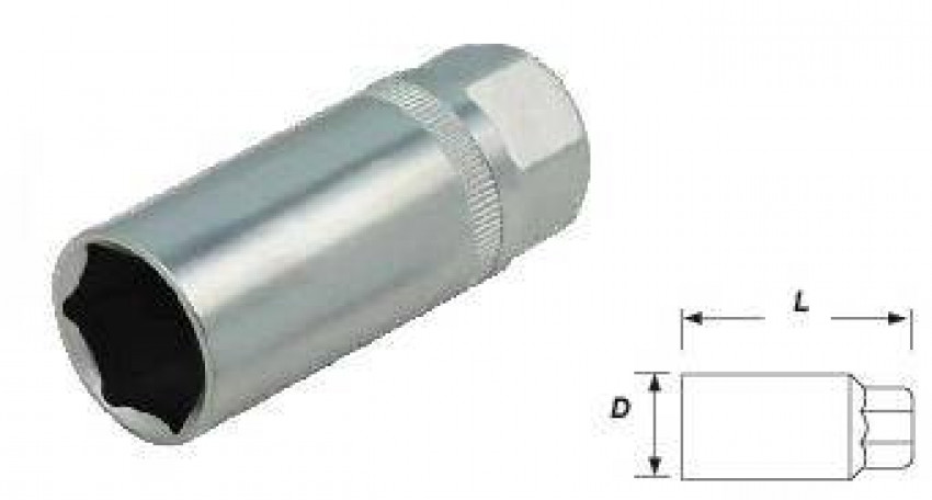 Головка свічна 18мм 1/2" 6гр-12743-5-180