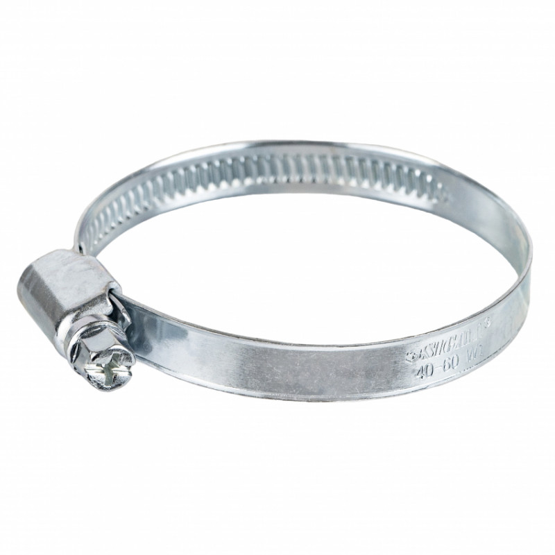 Хомут черв'ячний оцинкований 9мм D40-60мм 10шт Sigma (2511111)-2511111