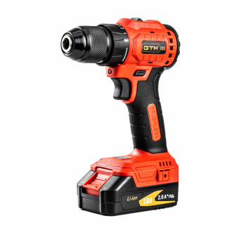 Дриль-шурупокрут акум. DS18/50BL, 18В, 50Нм, 2шв +акум.2Аг-2шт, зарядний пристрій-[articul]