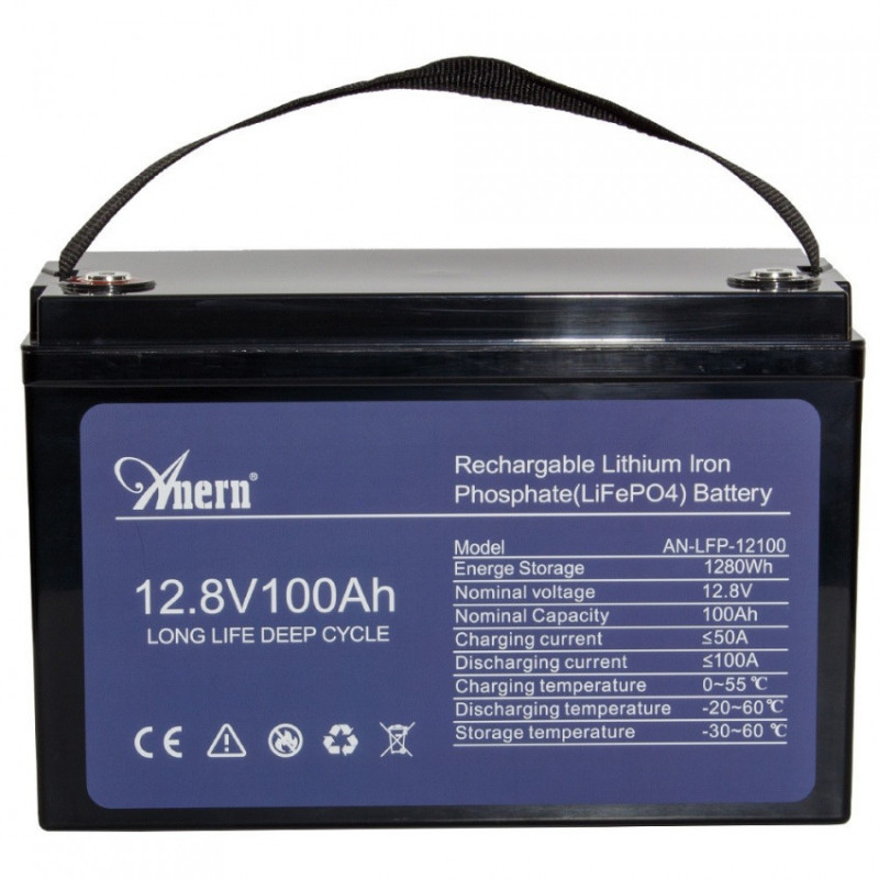 Акумулятор Anern LiFePO4  AN-LFP12100 ,12V 100A-218146