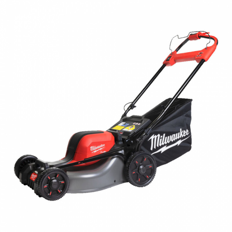 Газонокосарка акумуляторна безщіткова самохідна MILWAUKEE, M18 F2LM46-802 (2х18В), 46см (зарядний пристрій M18 DBSC, 2 акумулято-4933499215