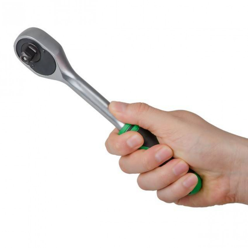 Рукоятка з храповим механізмом на 72 зуба 3/8 " INTERTOOL HT-2125-HT-2125