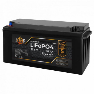 Акумулятор LP LiFePO4 для ДБЖ 24V (25,6V) - 90 Ah (2304Wh) (BMS 200A/100А) пластик-[articul]