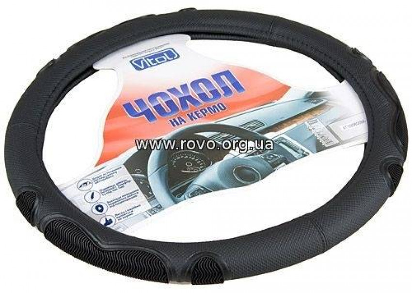 Чехол на руль VITOL AT 090806BK L (25)-AT 090806BK L (25)