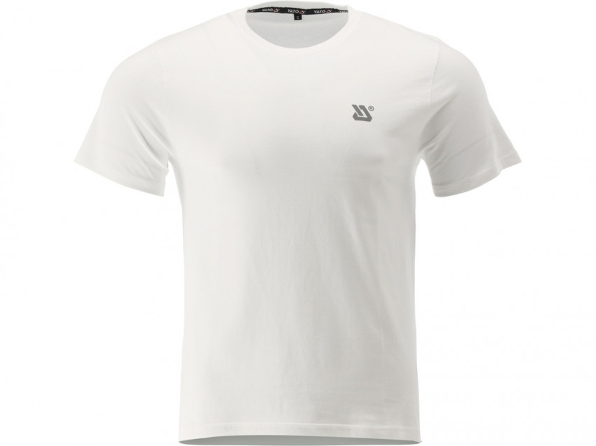 Футболка серії BASIC біла YATO, розм. XL/ вис- 76 см х 58 см, 100%- бавовна [40]-YT-78479